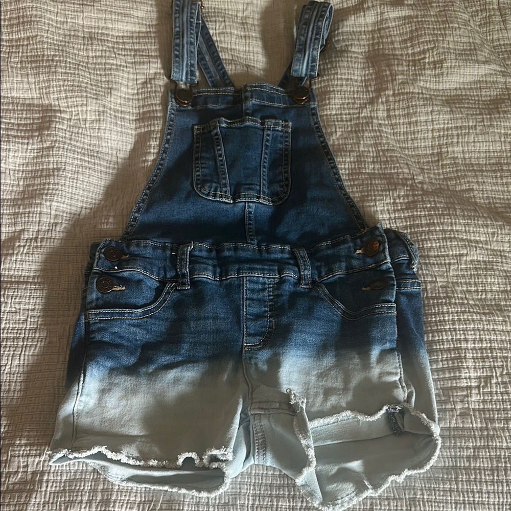 Justice Blue Denim Shortalls